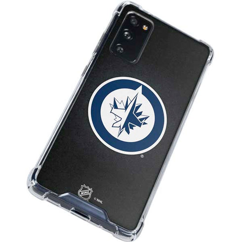 NHL Winnipeg Jets Black Background Galaxy S20 FE Clear Case